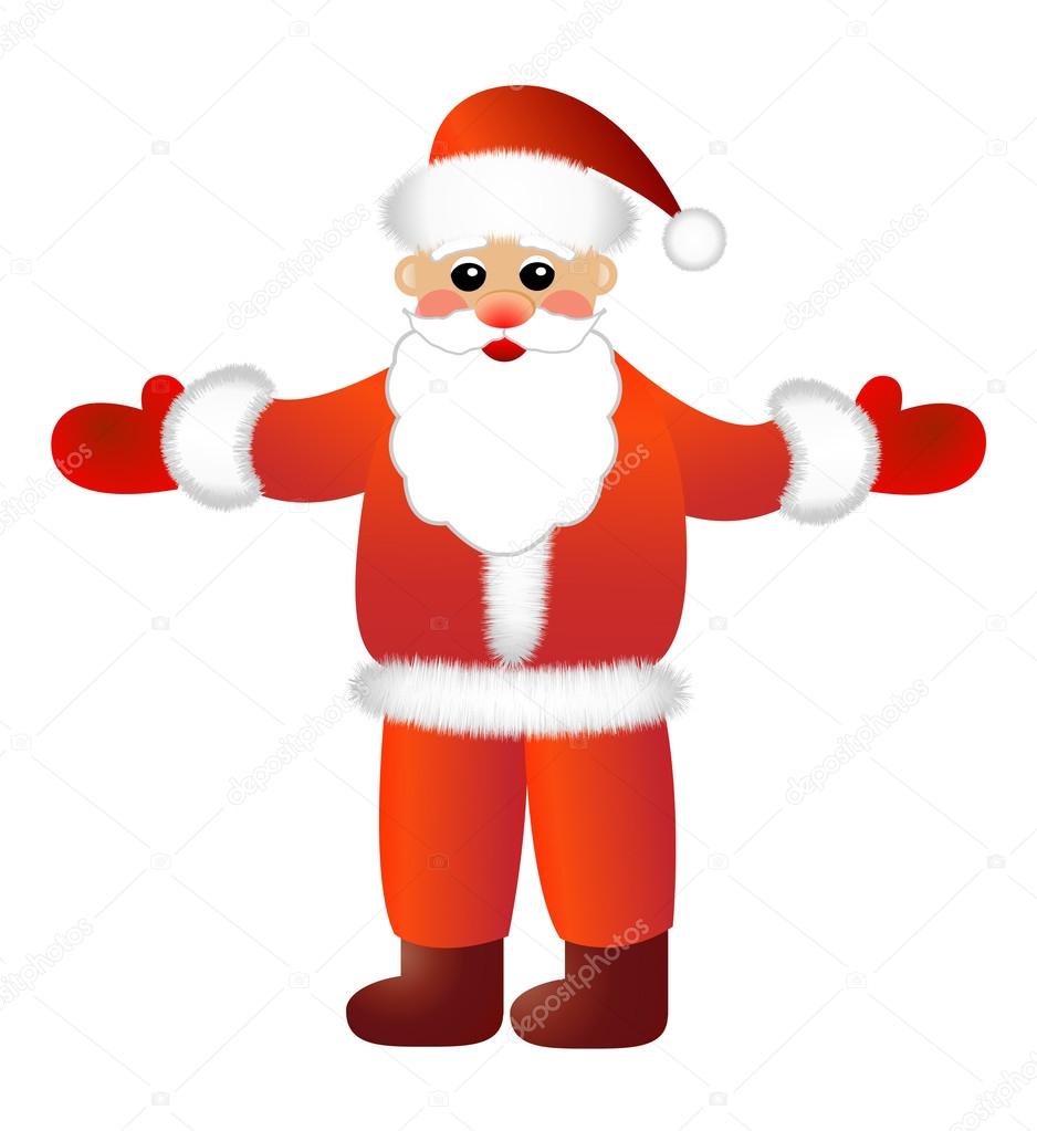 Vetores de Ute Papai Noel Sem O Chapéu Em Sua Cabeça Isolada No Fundo Branco Comemore O Natalilustração Do Vetor e mais imagens de Acenando - iStock