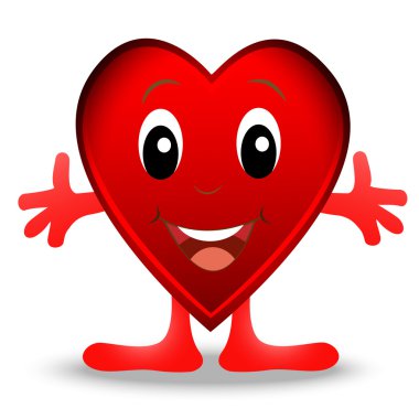 neşeli kalbinde, saint valentin günü için posta