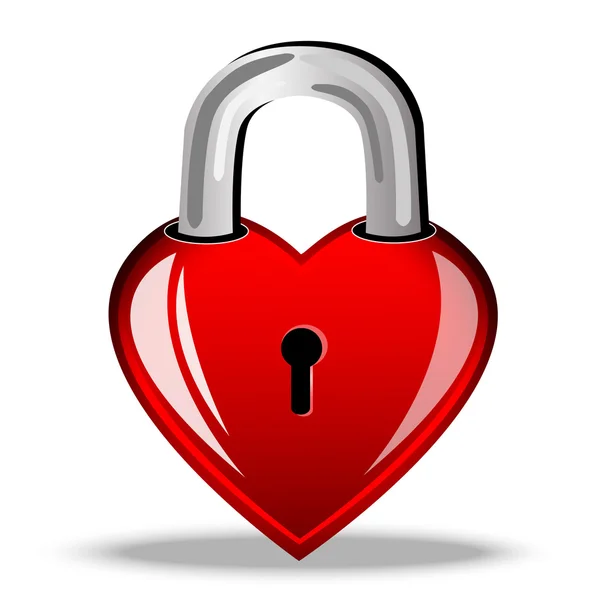 Heart as a lock — Stock Vector