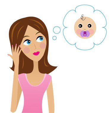 genç bir kadının bebek hakkında dreams