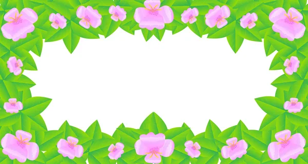 鲜花的背景 — 图库矢量图片