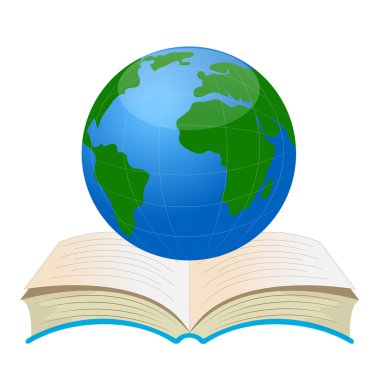 Dünya gezegeni üzerinde açık bir kitap