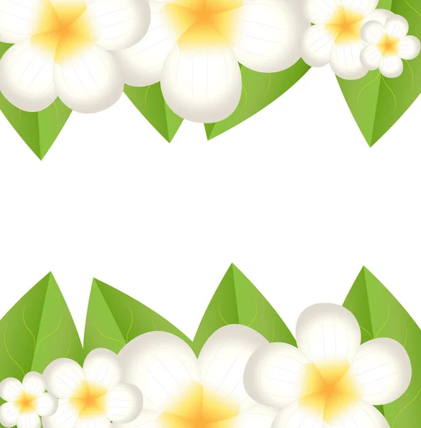 Hintergrund für ein Design mit schönen Blumen — Stockvektor