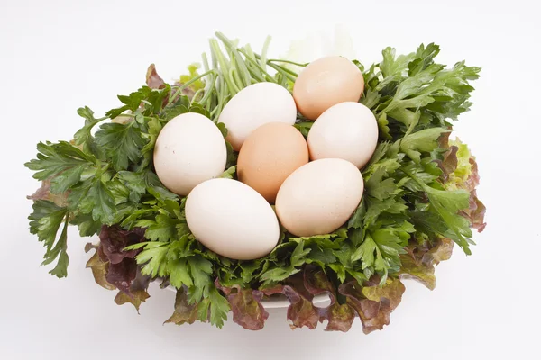 Seven eggs — Stock Photo, Image