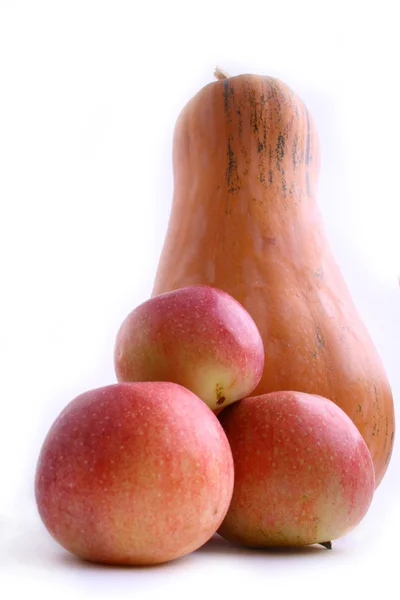 Pumpckin και μήλο — Φωτογραφία Αρχείου