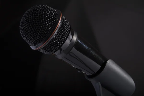 Gros plan du microphone — Photo