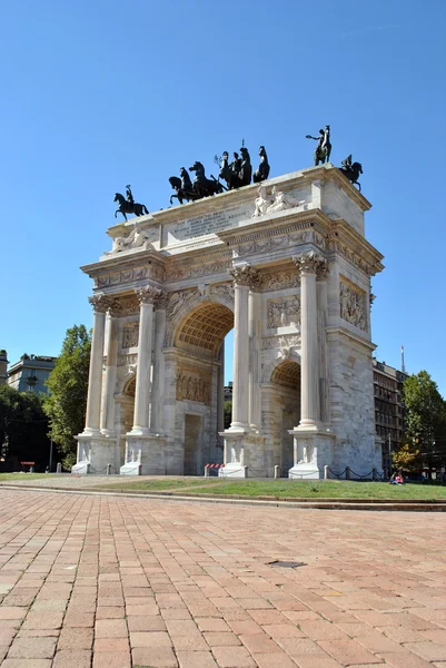 The Architecture in Milano. — Stock Photo, Image