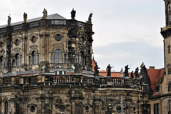 Detail of the castle-residence in Dresden. — Stock Photo, Image