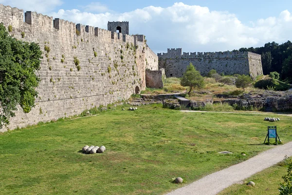 Fortress in Rhodes — Stock Photo, Image