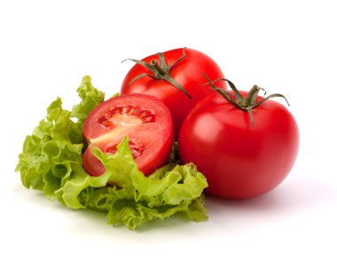 domates, salatalık sebze ve marul salatası