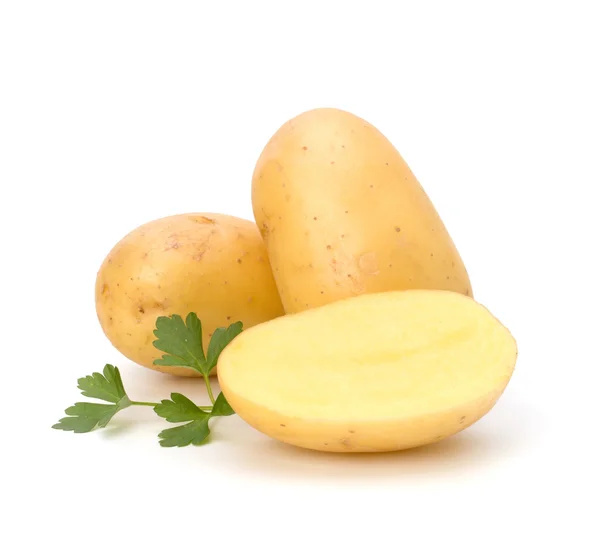 New potato and green parsley — Stock Photo, Image