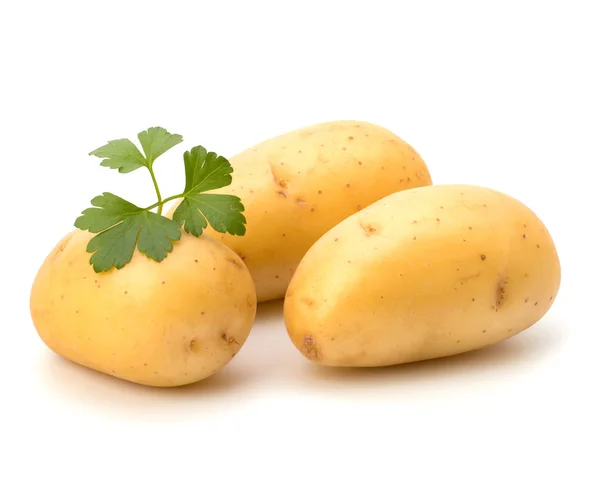 New potato and green parsley — Stock Photo, Image