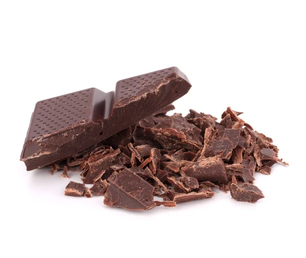 Рублене шоколаду — стокове фото