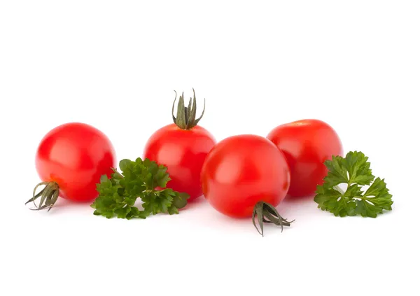 Small cherry tomato and parsley spice — Stock Photo, Image