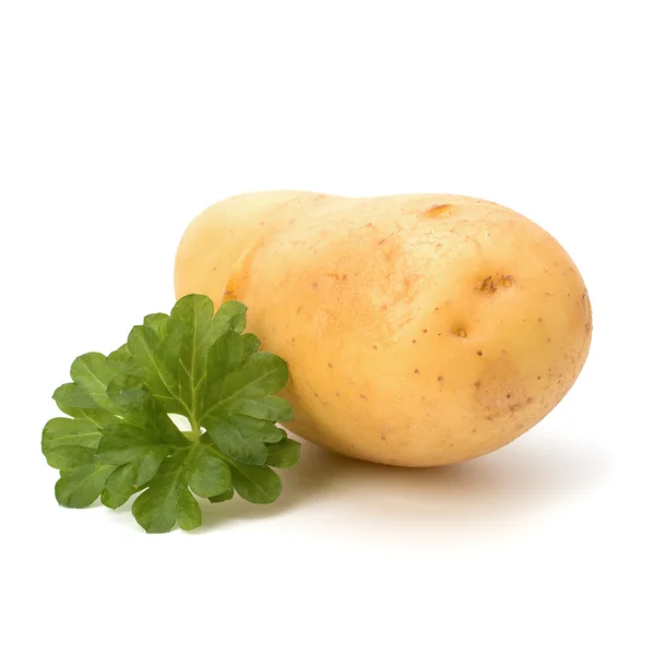 New potato and green parsley — Stock Photo, Image