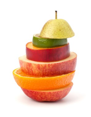 karışık meyve dilimleri