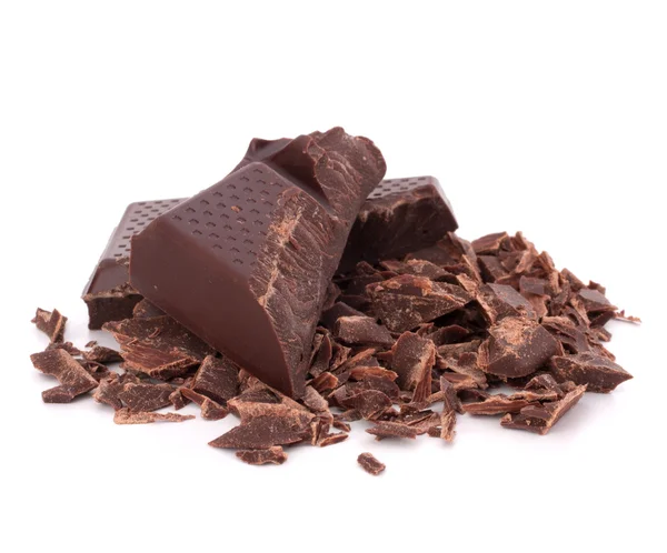Barras de chocolate picados — Stok fotoğraf