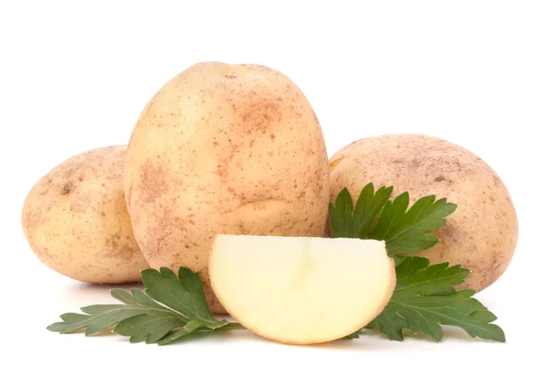 Potatis och persilja blad — Stockfoto