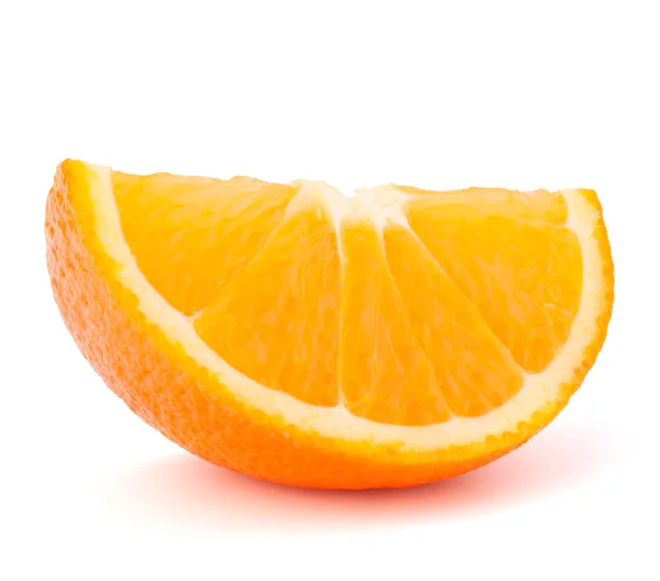 Egy narancssárga gyümölcs szegmens vagy cantle — Stock Fotó
