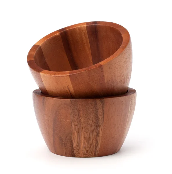 Handmade wooden bowl — Stock Photo, Image