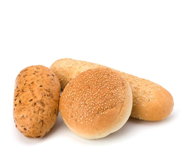 Brotlaibe und Brötchen — Stockfoto