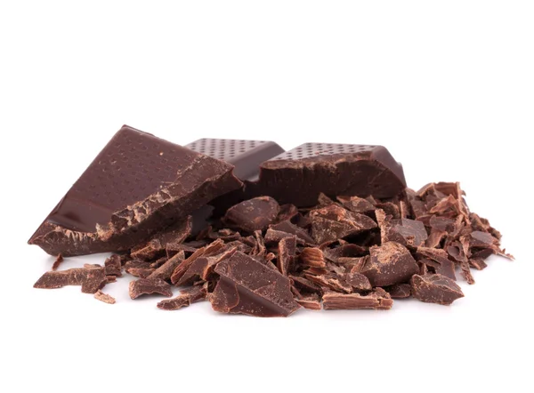 Chopped chocolate bars — Stock Photo, Image