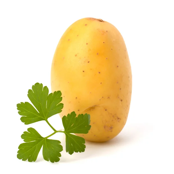 New potato and green parsley — Stock Photo, Image