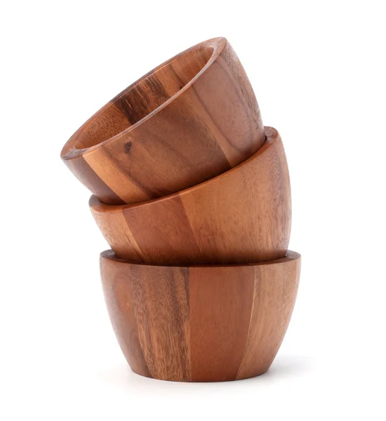 Handmade wooden bowl — Stock Photo, Image