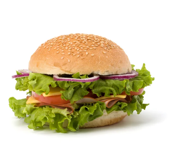 Junk food hamburger — Stock Photo, Image