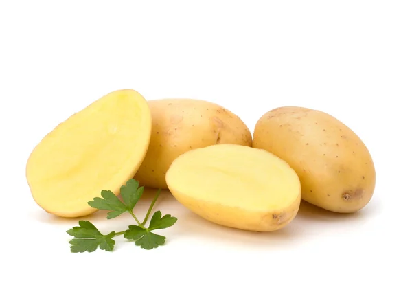 New potato and green parsley — Stock Photo, Image