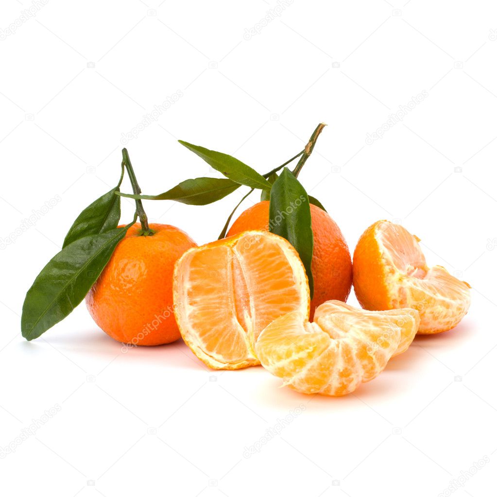 Ripe tasty tangerines