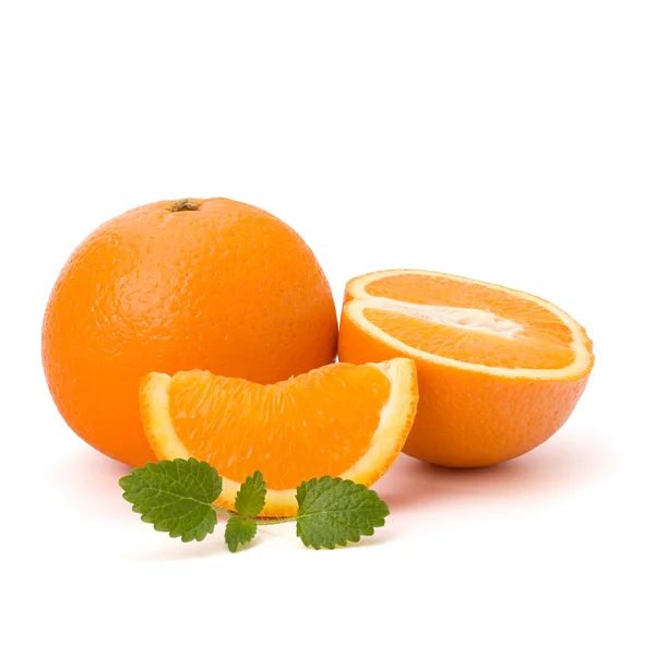 オレンジとシトロン ミントの葉 — ストック写真