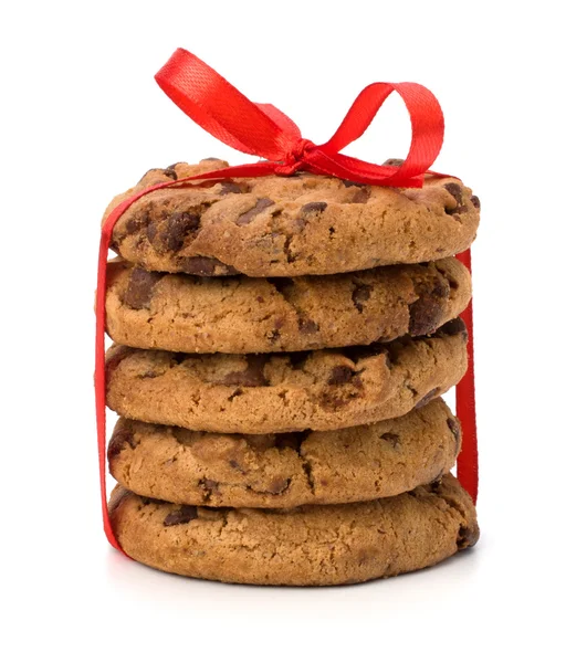 Festlig radbruten choklad bakelse cookies — Stockfoto