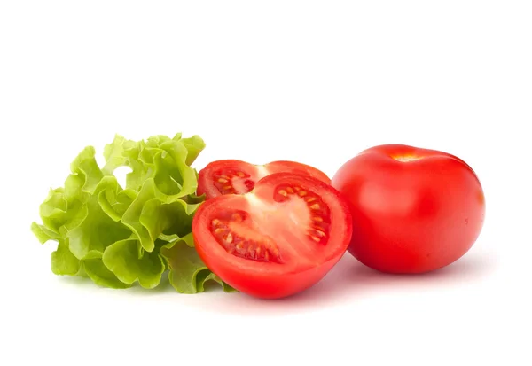 Salade de tomates, légumes et laitue — Photo