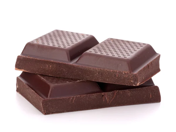 Chocolate bars stack — Stock Photo, Image