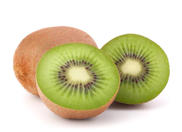 Fruta kiwi entera y sus segmentos — Foto de Stock