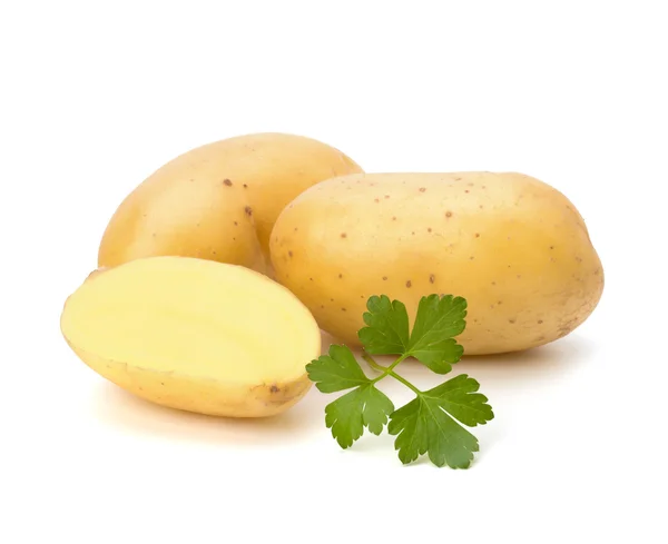 New potato and green parsley — Stock Photo, Image