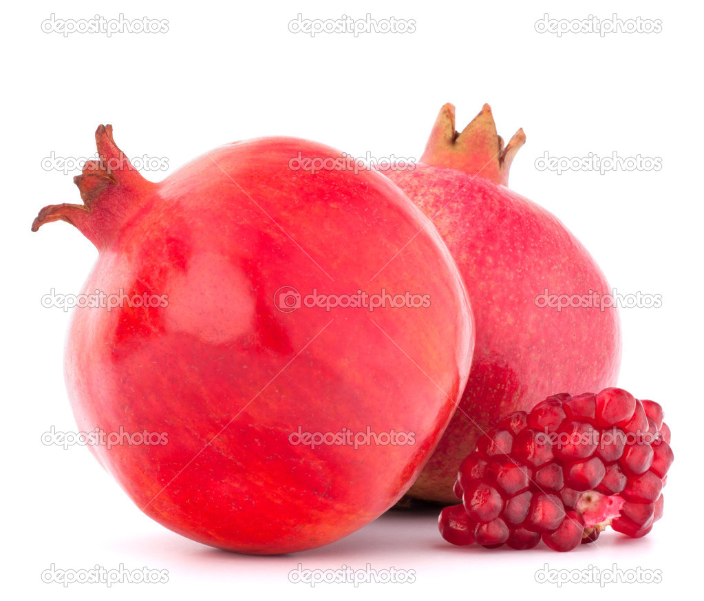 Ripe pomegranate fruit