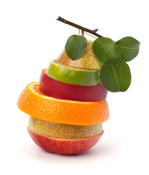 Rebanadas de frutas mixtas —  Fotos de Stock