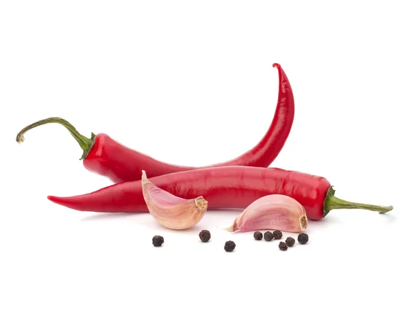 Peperoncino e spezie — Foto Stock