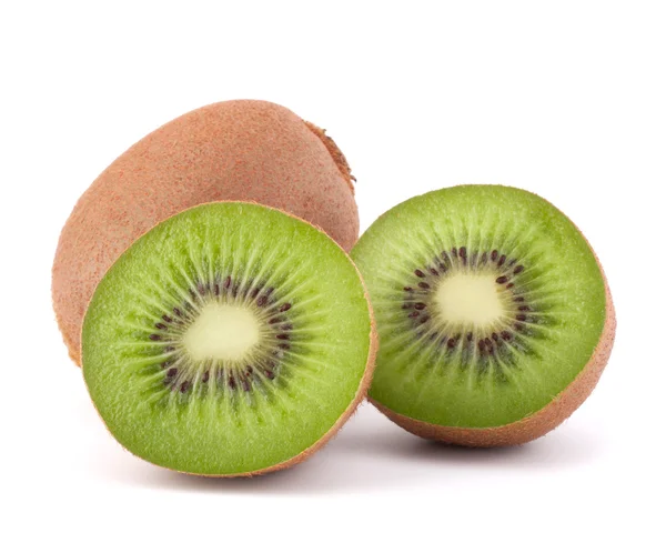 Fruta kiwi inteira e seus segmentos — Fotografia de Stock