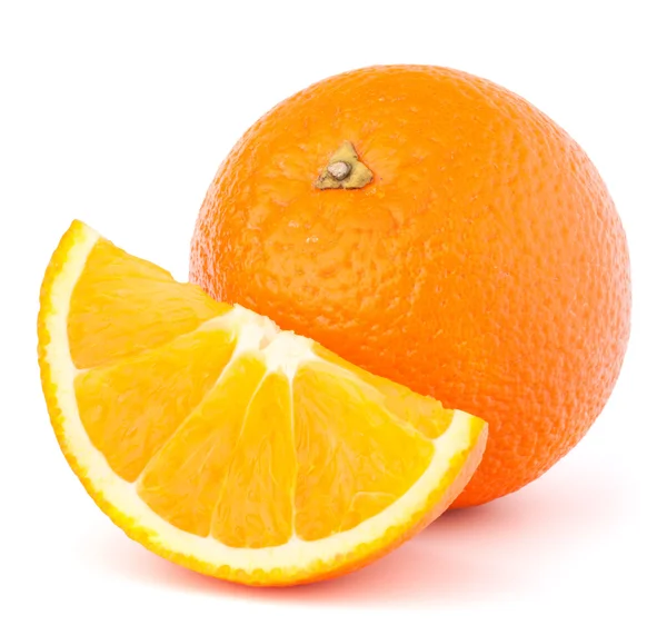 Hele oranje groenten en zijn segment of cantle — Stockfoto