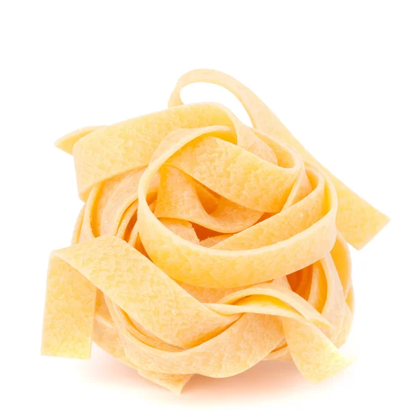 Italian pasta fettuccine nest — Stock Photo, Image