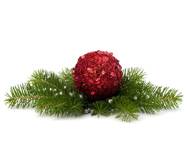 Joulu pallo koristelu — kuvapankkivalokuva