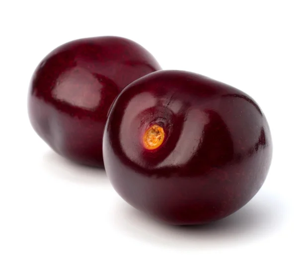 Twee cherry bessen — Stockfoto