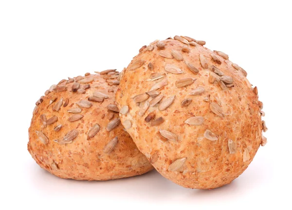 Two sandwich bun with sunflower seeds — Stock Photo, Image