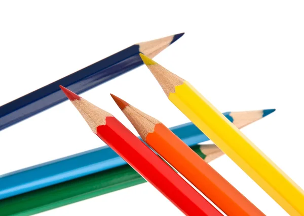 Colouring crayon pencils bunch — Stock Photo, Image