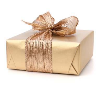 lüks hediye izole beyaz zemin üzerine