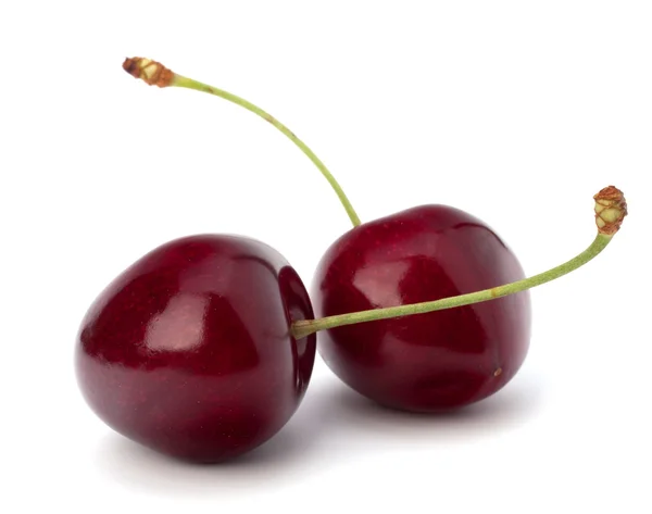 Twee cherry bessen — Stockfoto