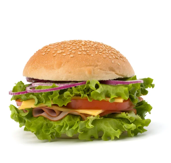 Гамбургер из фаст-фуда — стоковое фото